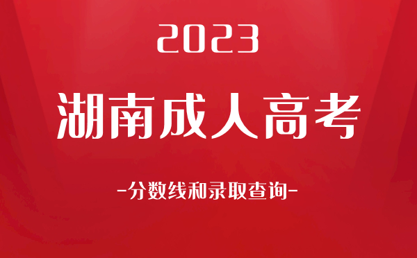 2023年湖南成人高考分数线公布和查询方式